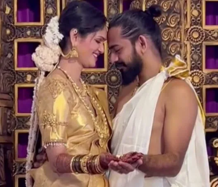 ಶ್ರೀಕಾಂತ್‌ ಕಶ್ಯಪ್‌ ಜೊತೆ ದಾಂಪತ್ಯ ಜೀವನಕ್ಕೆ ಕಾಲಿಟ್ಟ ಚೈತ್ರಾ ಕುಂದಾಪುರ