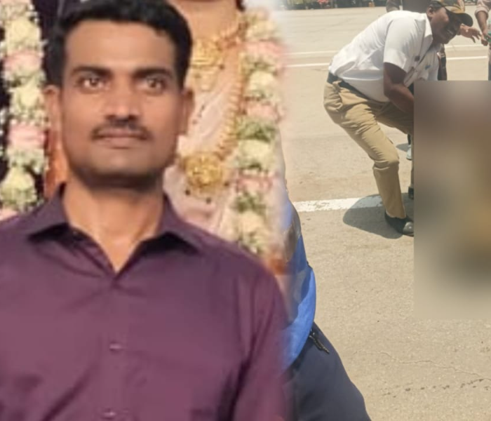 ವಾಹನ ತಪಾಸಣೆ ಲಾರಿ ಚಾಲಕ ಅಟ್ಟಹಾಸ;  ಪೊಲೀಸ್​ ಪೇದೆ ಸಾವು