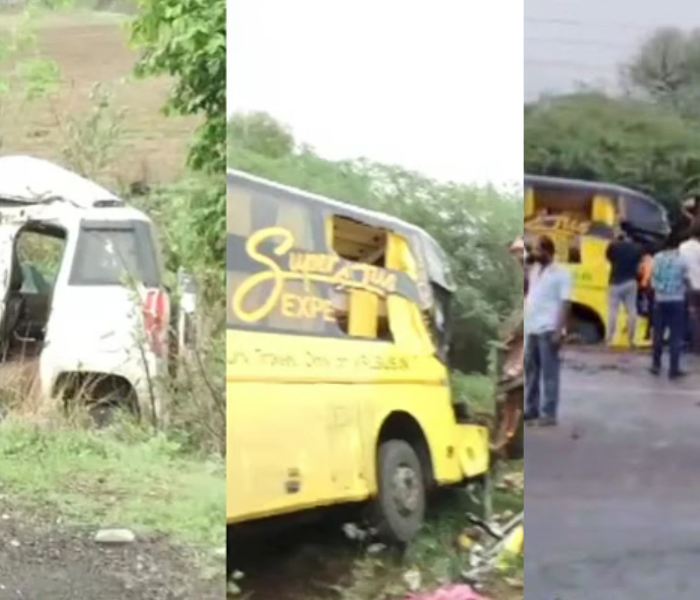 ವಿಜಯಪುರದಲ್ಲಿ ಭೀಕರ ಅಪಘಾತ; ಒಂದೇ ಕುಟುಂಬದ ನಾಲ್ವರು ಸಾವು